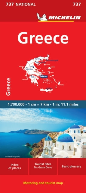 Greece - Michelin National Map 737Map