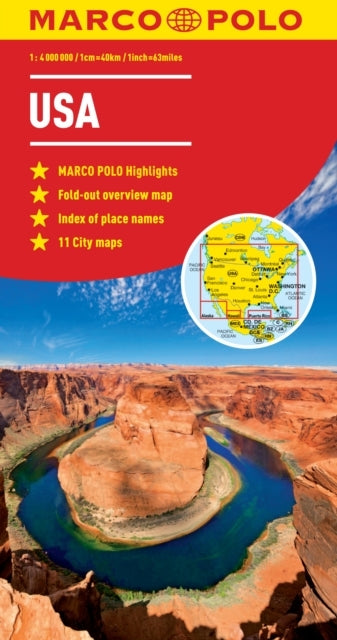 Usa Marco Polo Map