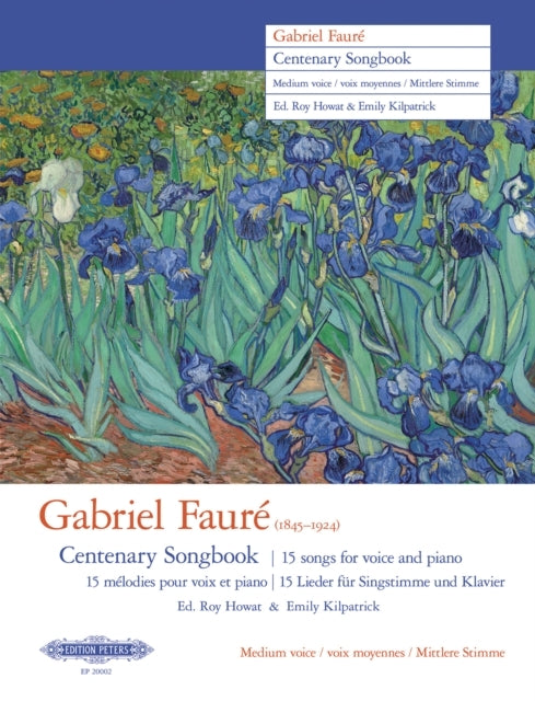 Gabriel Faure Centenary Songbook Medium Voice 15 Songs For V