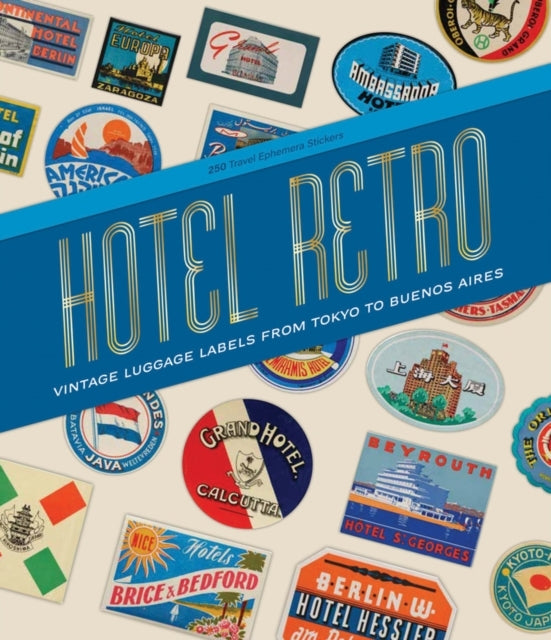 Hotel Retro Vintage Luggage Labels From Tokyo To Buenos Air